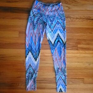 Aztec Geometric Leggings Women’s Graphic Colorful Streetwear Athleisure Yoga